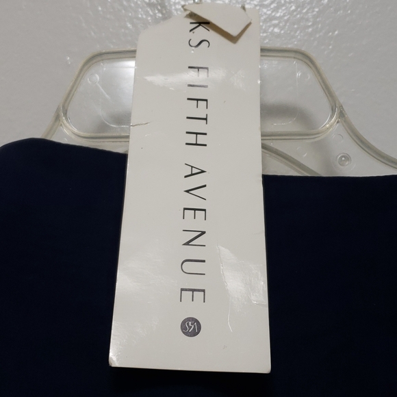 Vintage Navy Gown Formal Wedding Dress Saks - Picture 6 of 12